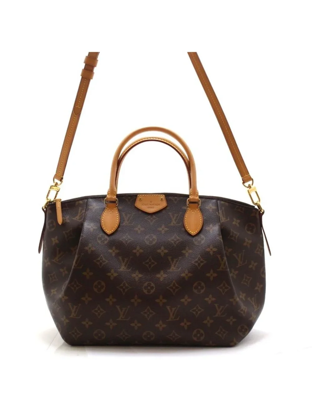 Louis Vuitton Turenne MM Monogram Handbag Canvas